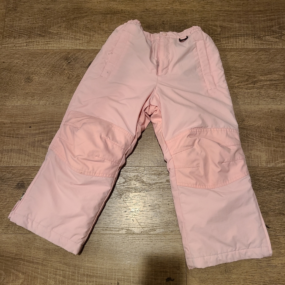 Girls Snow Pants Size 6 pink
